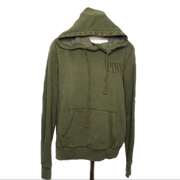SOLD ❌ PINK VS Studded Hoodie - Picture 1 of 4